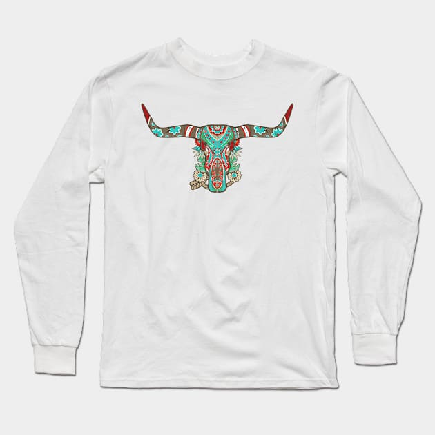 Longhorn Festival Long Sleeve T-Shirt by Dheograft